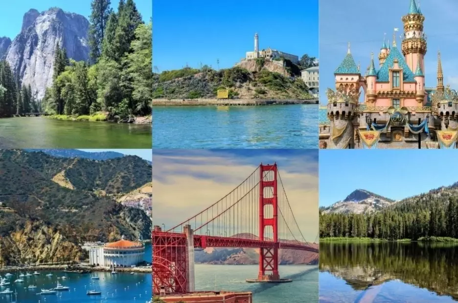 top California tourist spot